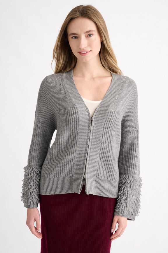 Kinross Fringe Sleeve Cardigan 