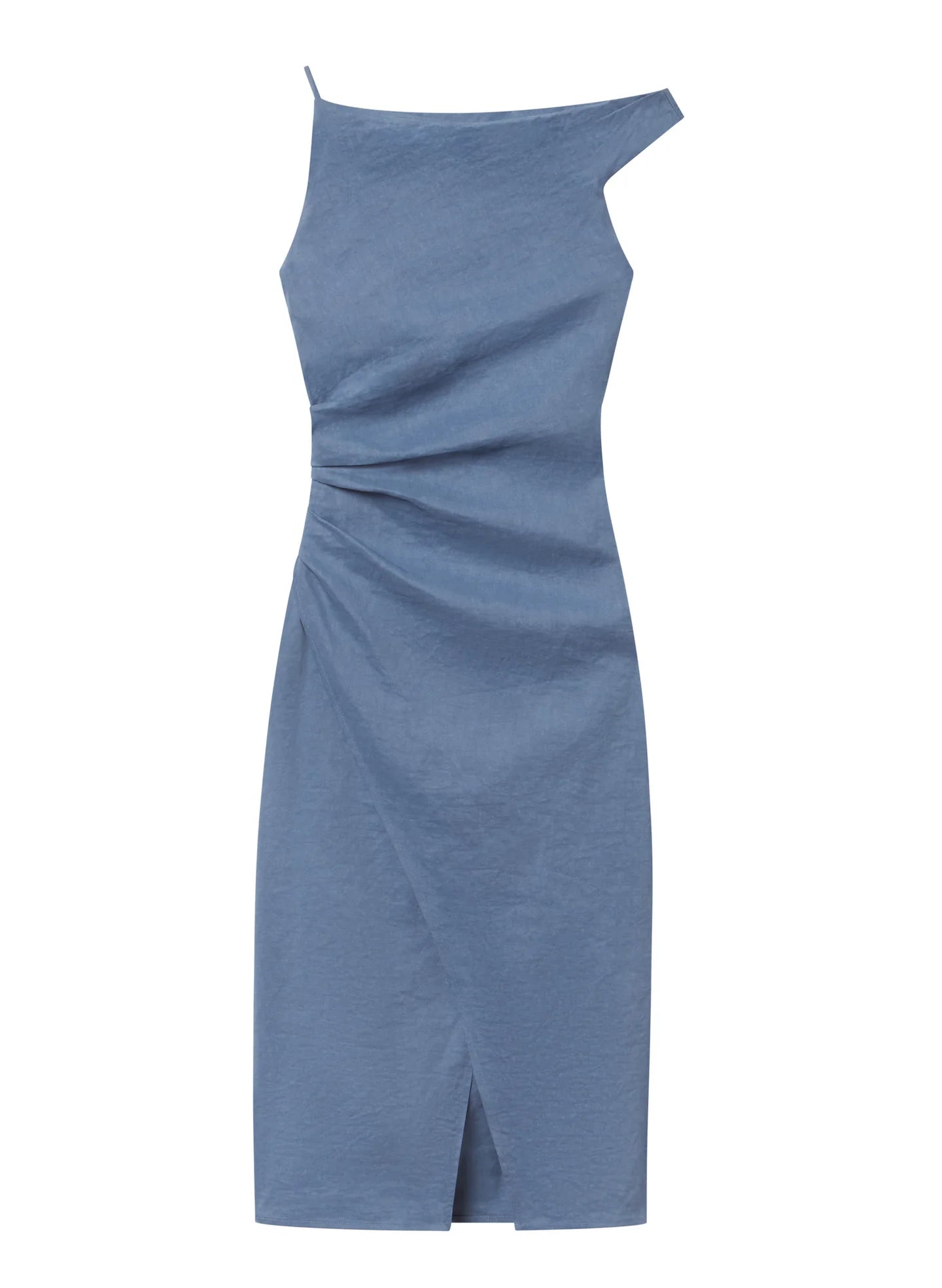 ALC Lyra Linen Midi Dress - Dusk Blue