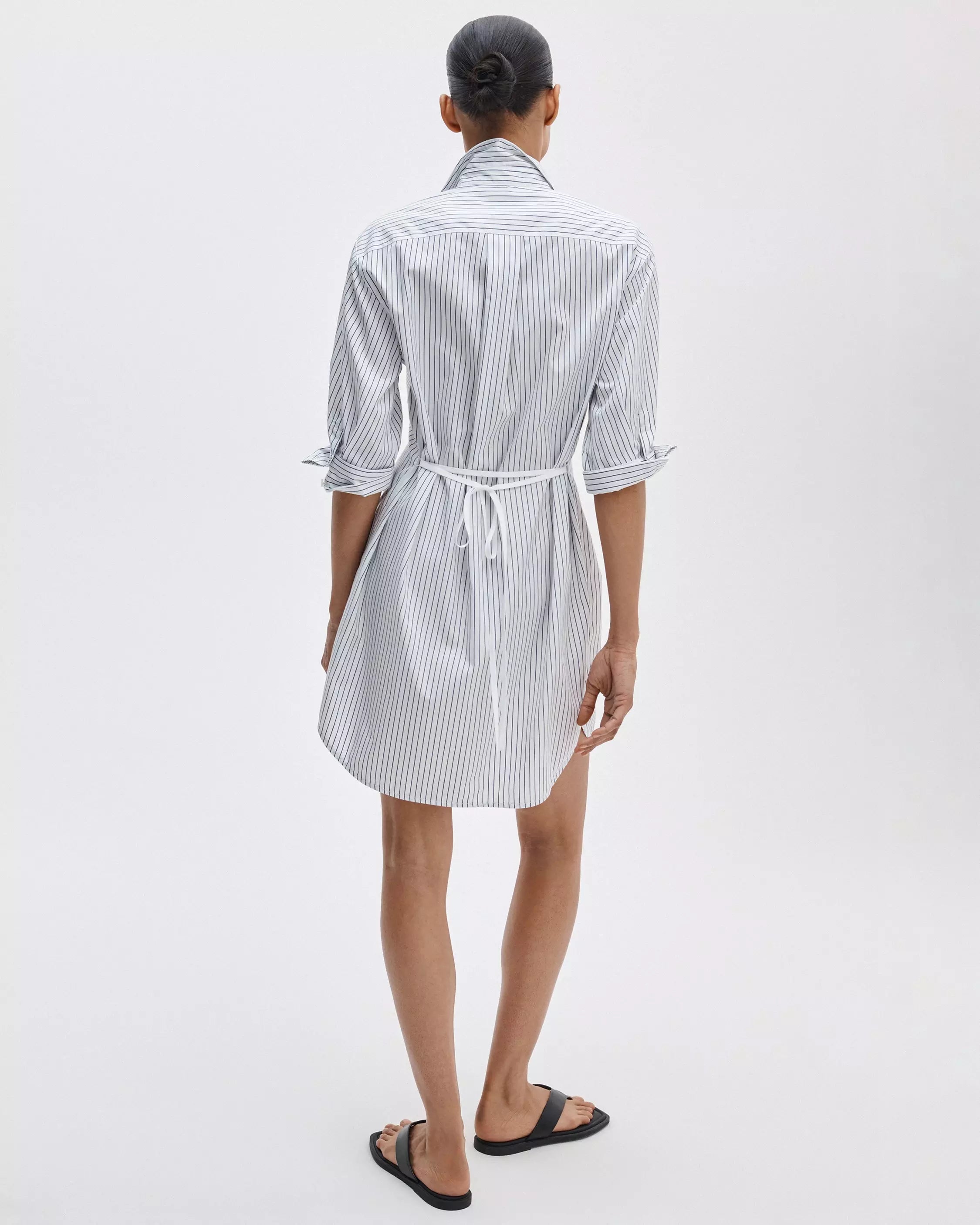 rag & bone Lucia Striped Cotton Mini Dress