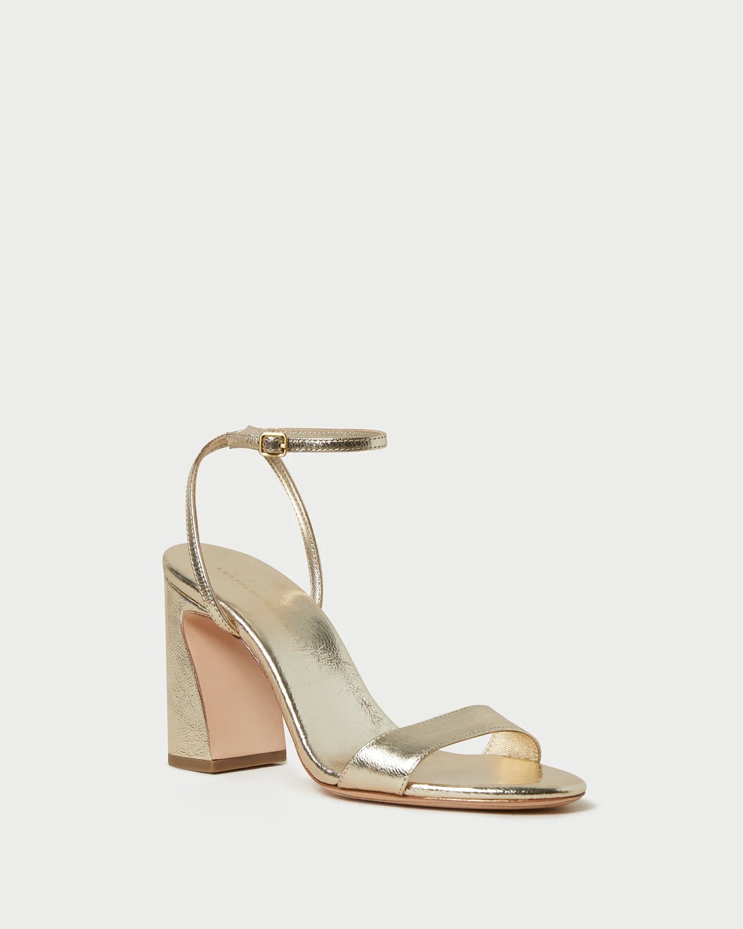 Malia Simple Heeled Sandal - Champagne