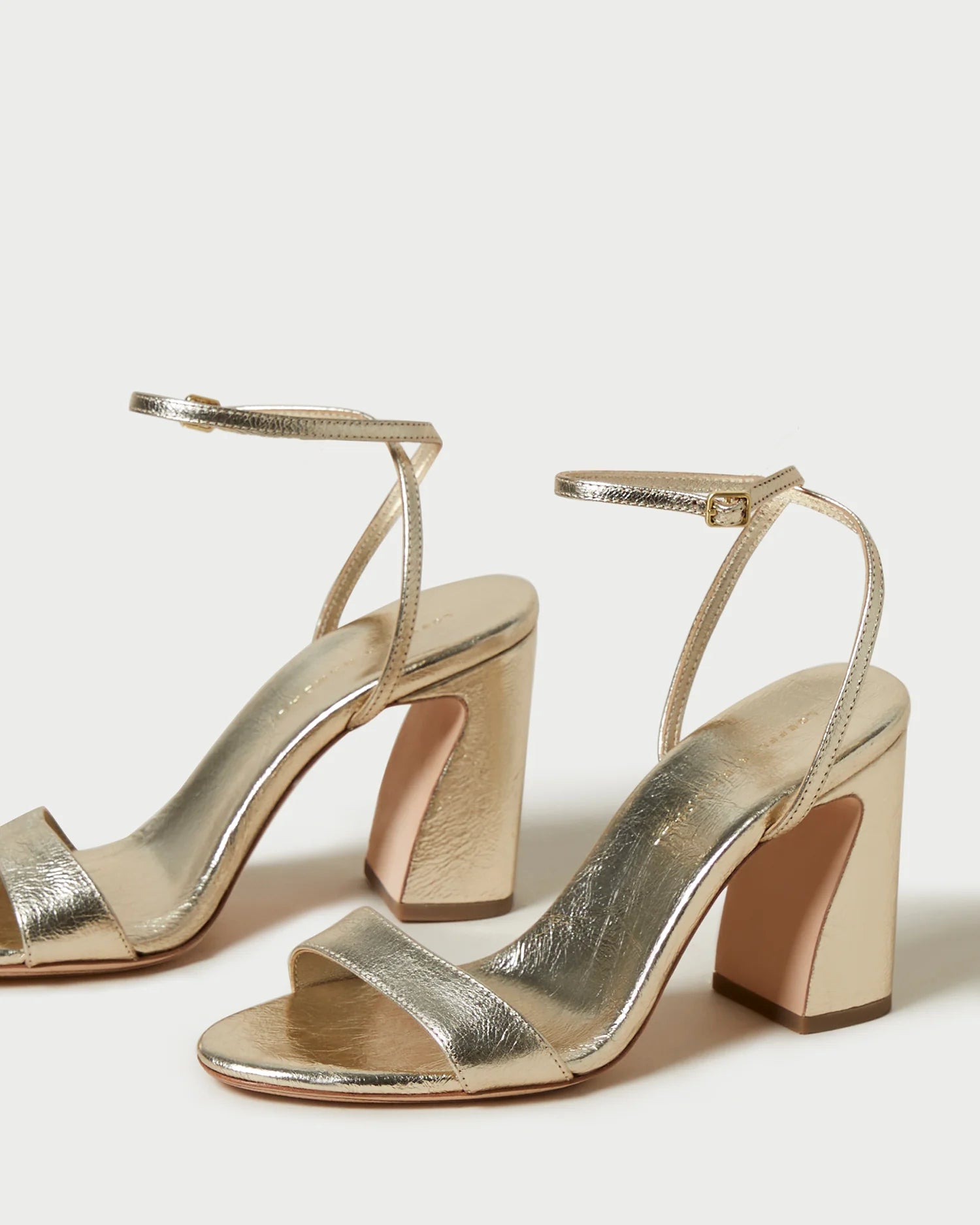 Malia Simple Heeled Sandal - Champagne