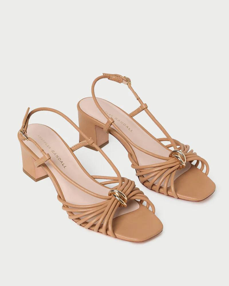 Loeffler Randall Minna Strappy Mid Heel Sandal
