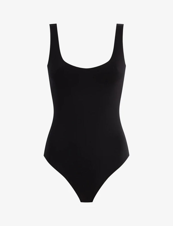 Neoprene Tank Bodysuit - Black