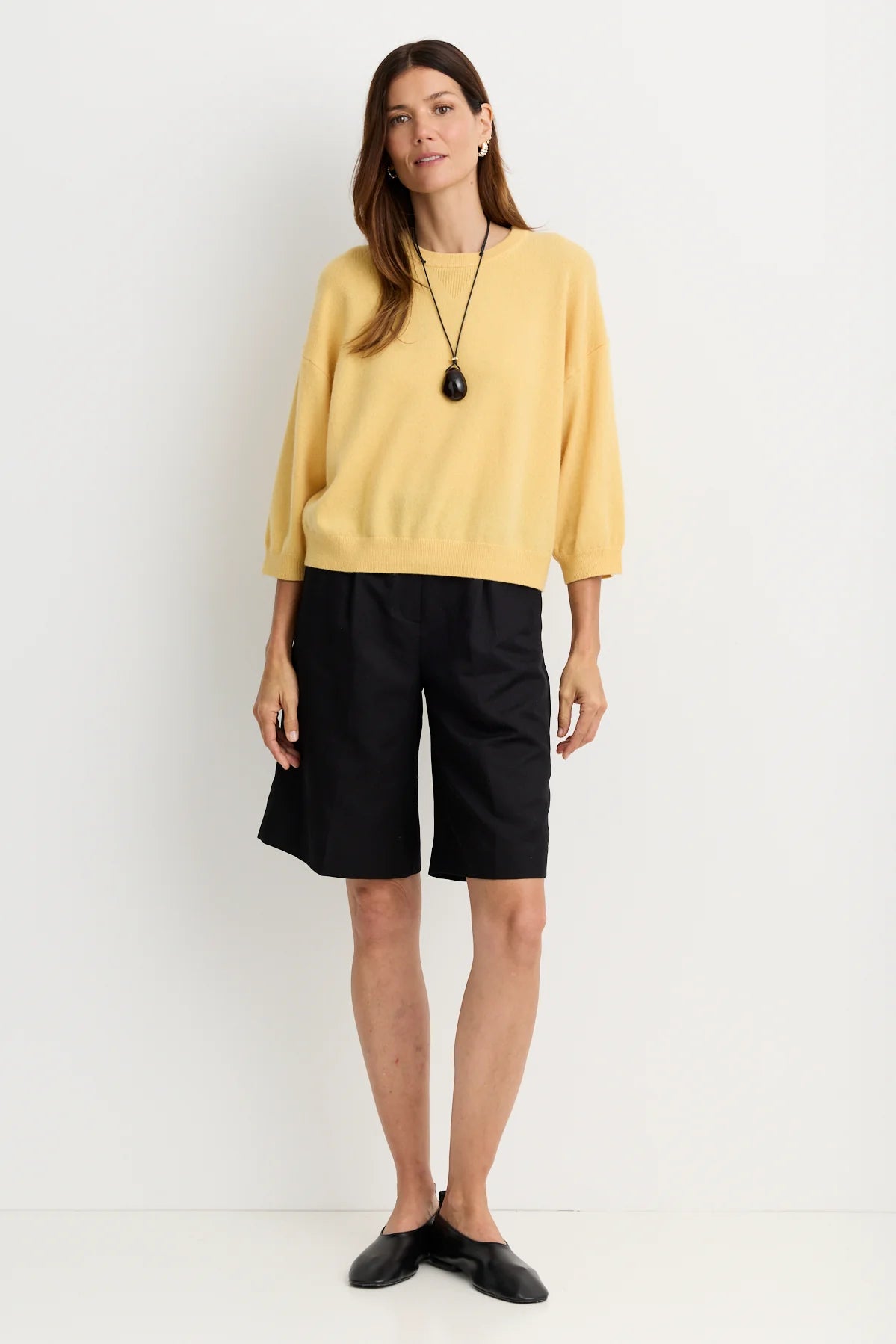 One Grey Day Indira Cashmere Top