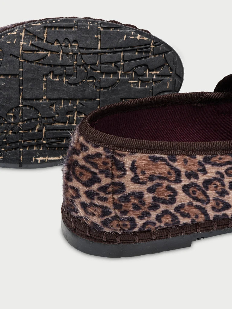 Flabelus Pierre Leopard Brown Mary Janes