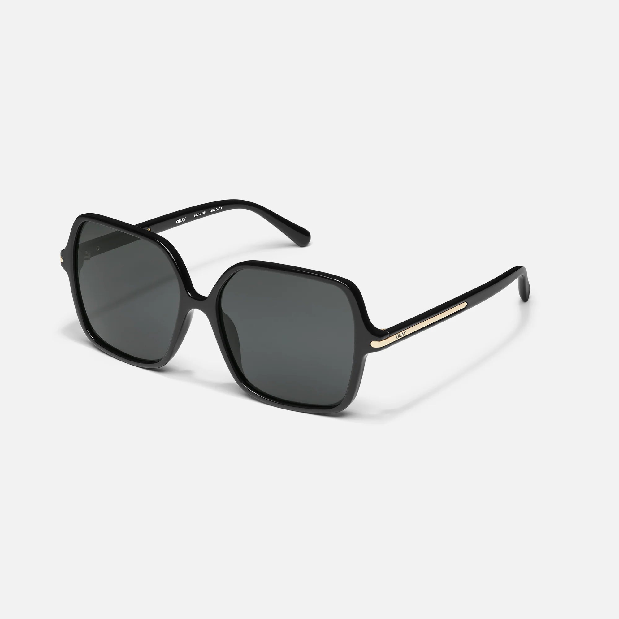 Quay Press Tour Sunglasses - Black