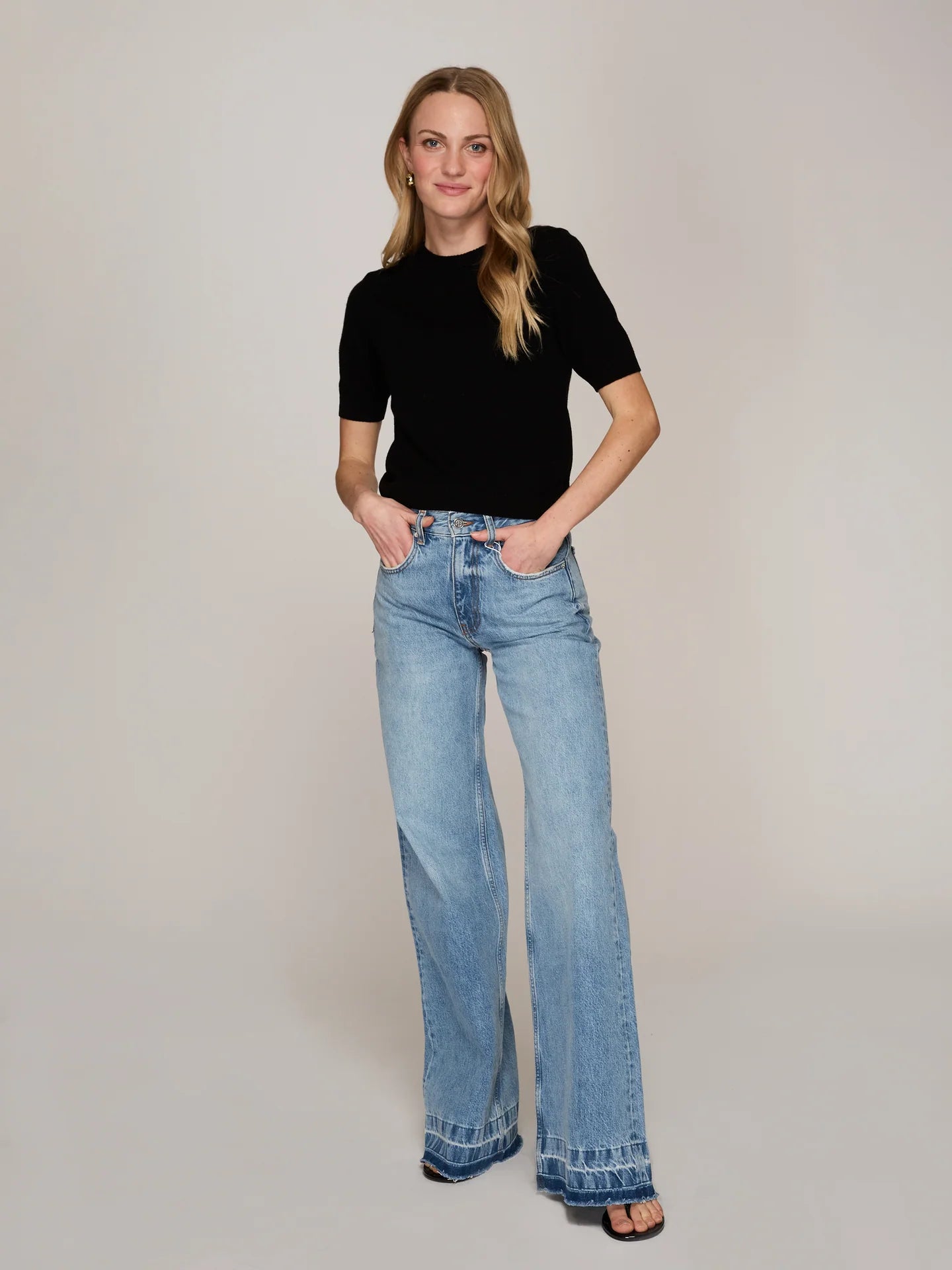 Autumn Cashmere Cropped Short Sleeve Crew