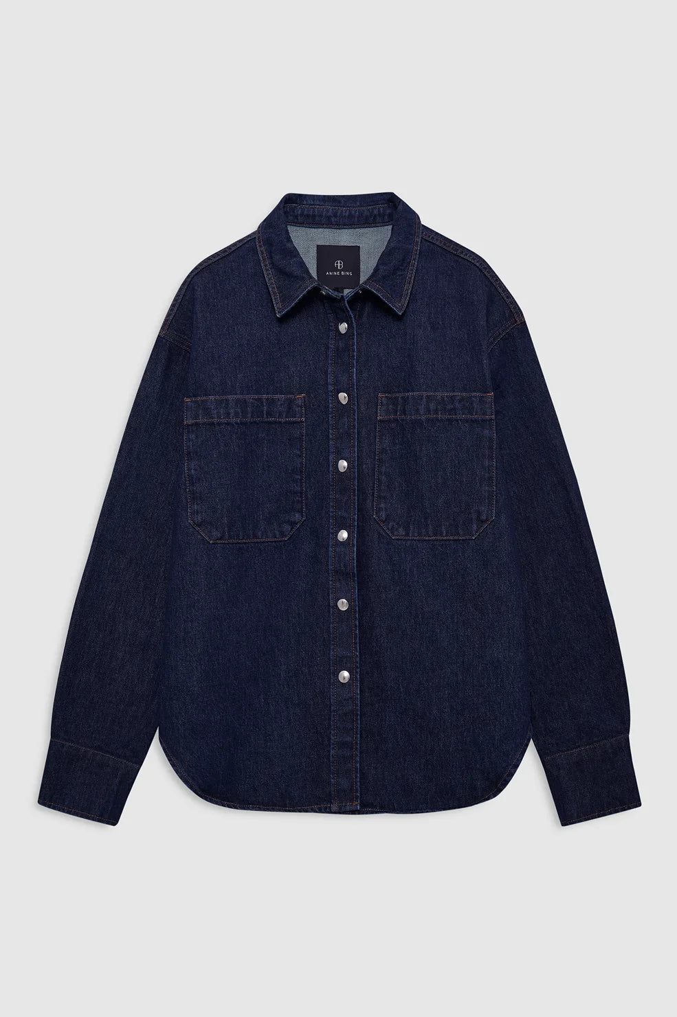 Anine Bing Samy Shirt - Unwashed Blue