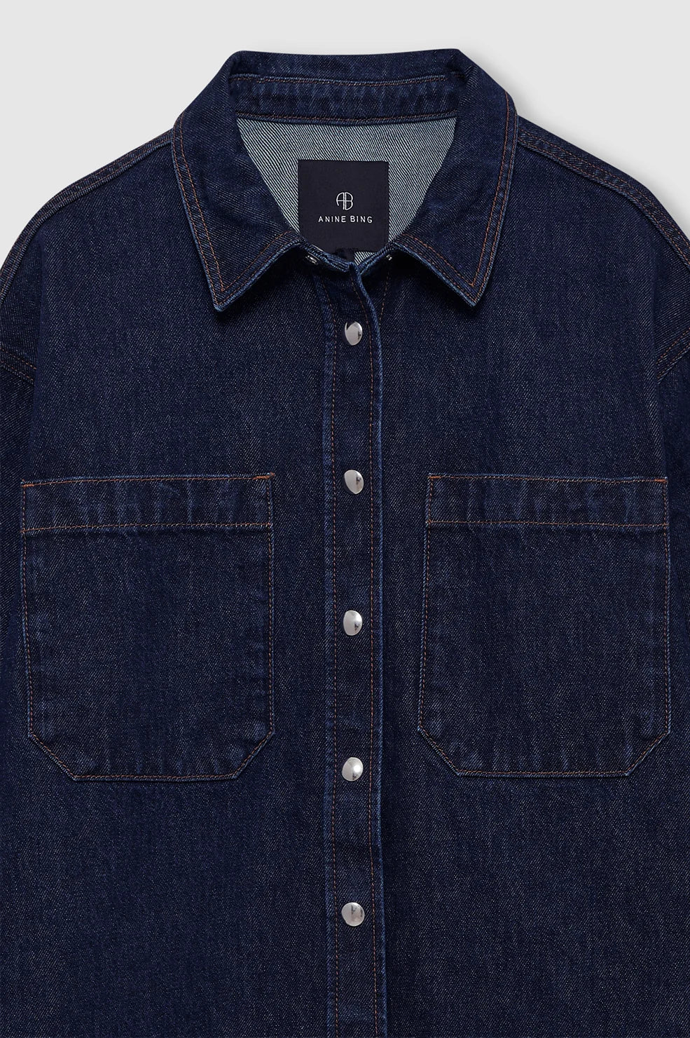Anine Bing Samy Shirt - Unwashed Blue