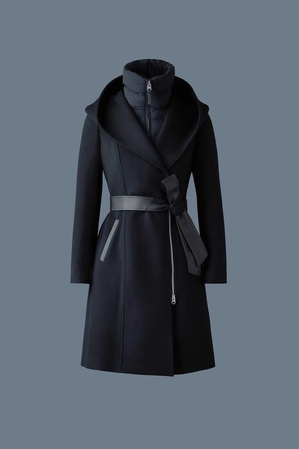 Shia Coat - Black, Trench