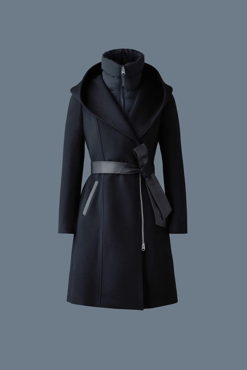 Shia Coat - Black, Trench