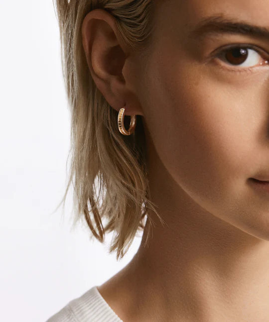 Classic Small Hinge Hoop Earrings (Reversible)