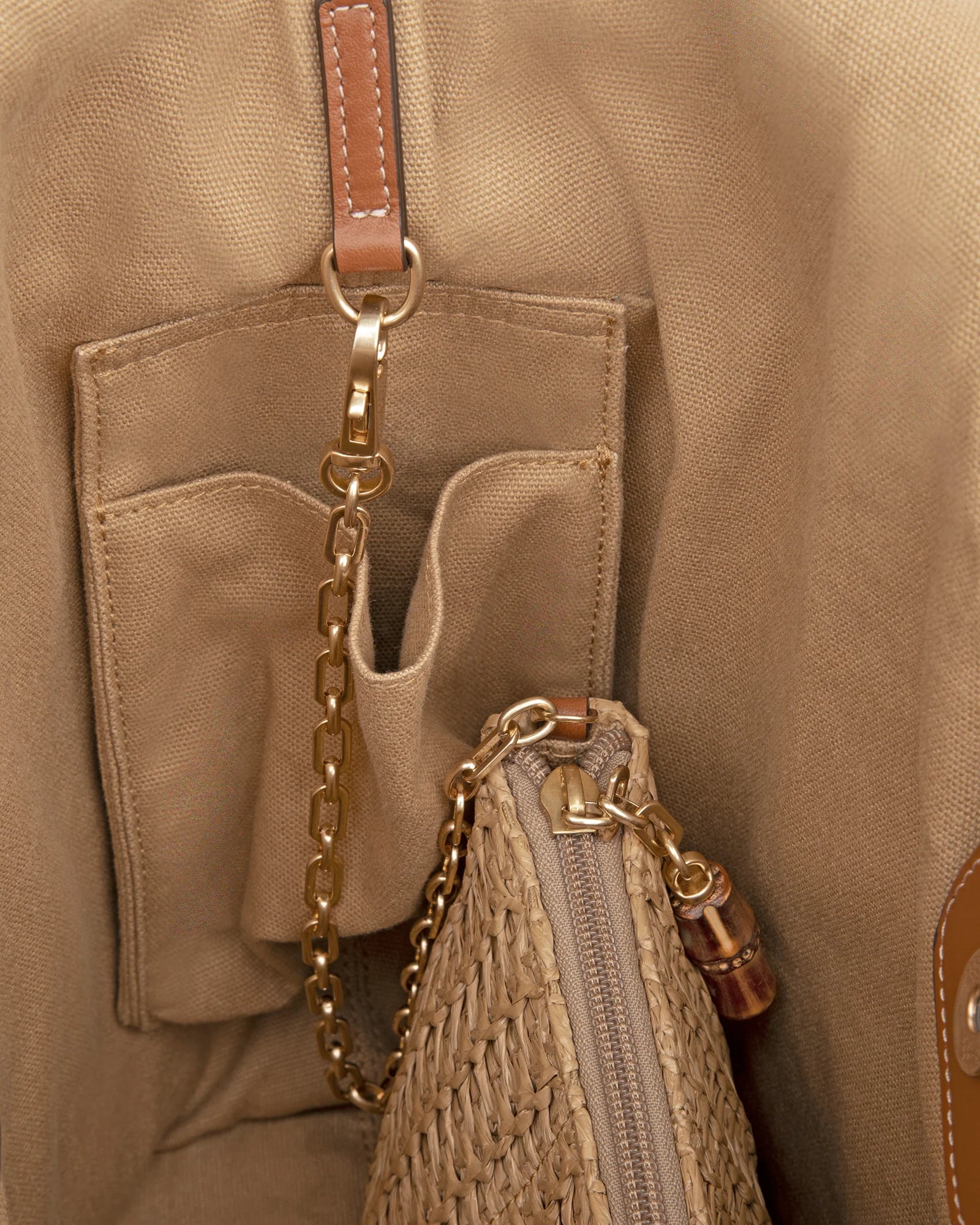 Eric Javits Mykonos Raffia Handbag - Natural