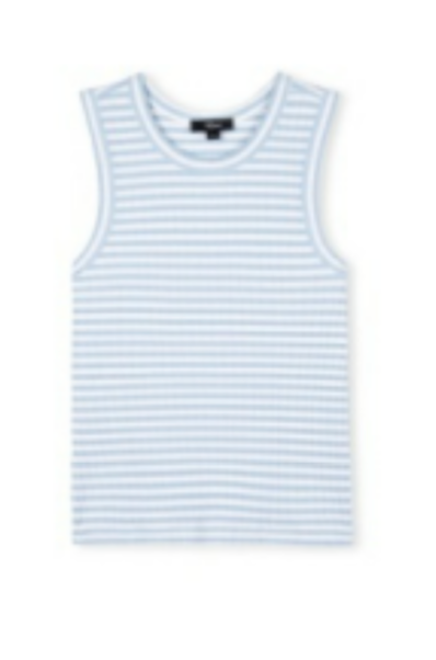 Racer Tank - Blue Stripe