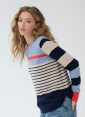 Striped Shirttail Crew