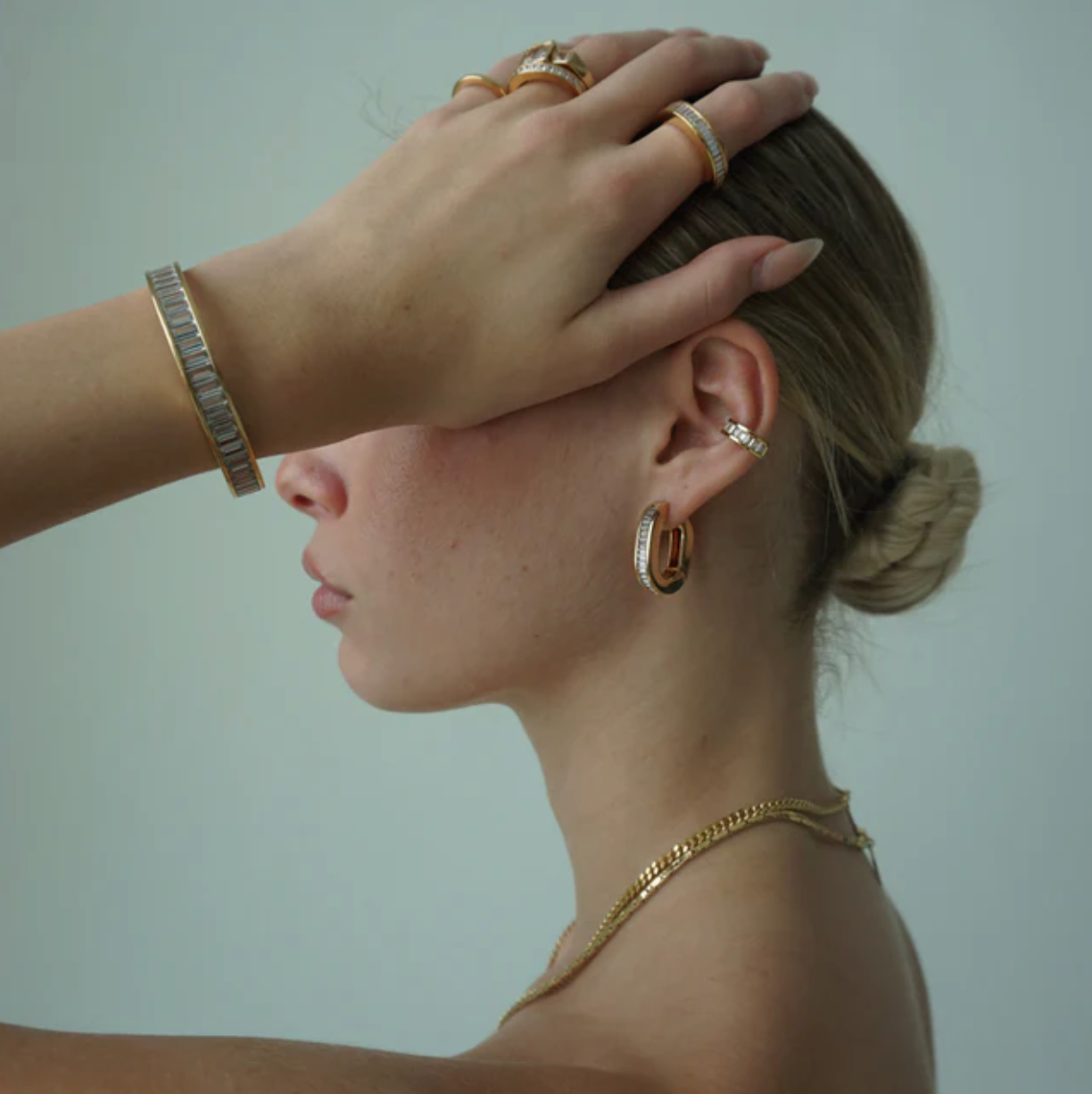 Forever Bangle Bracelet - Gold