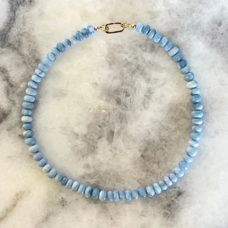 HART Shaded Blue Opal Gemstone Necklace