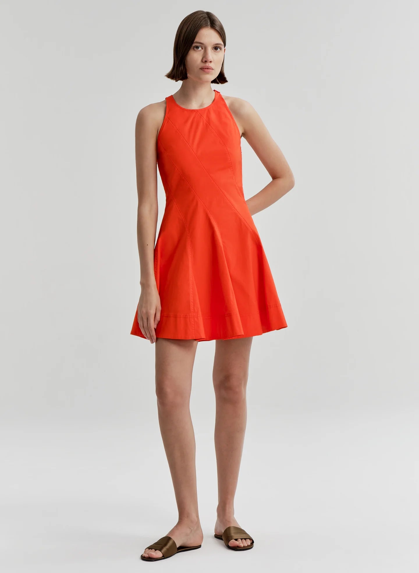 ALC Grace Cotton Mini Dress - Poppy
