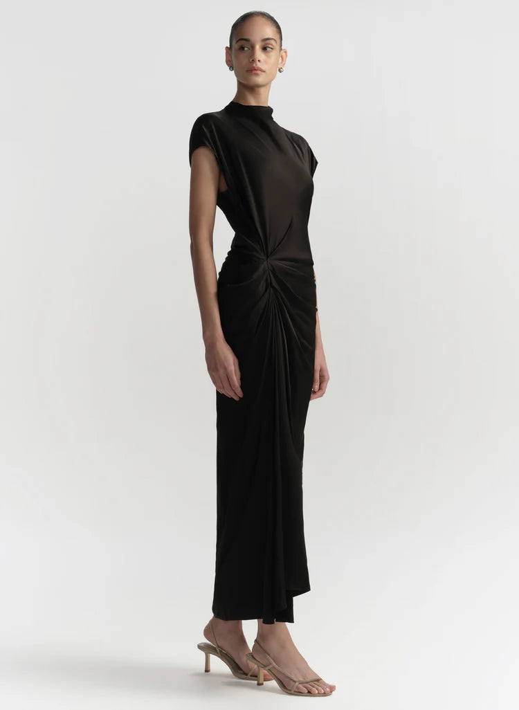 ALC Alma Satin Midi Dress ALC Alma Satin Midi Dress