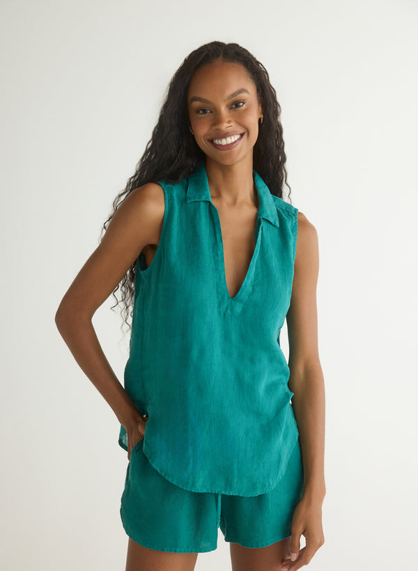 Sleeveless Pullover - Blue Periwinkle