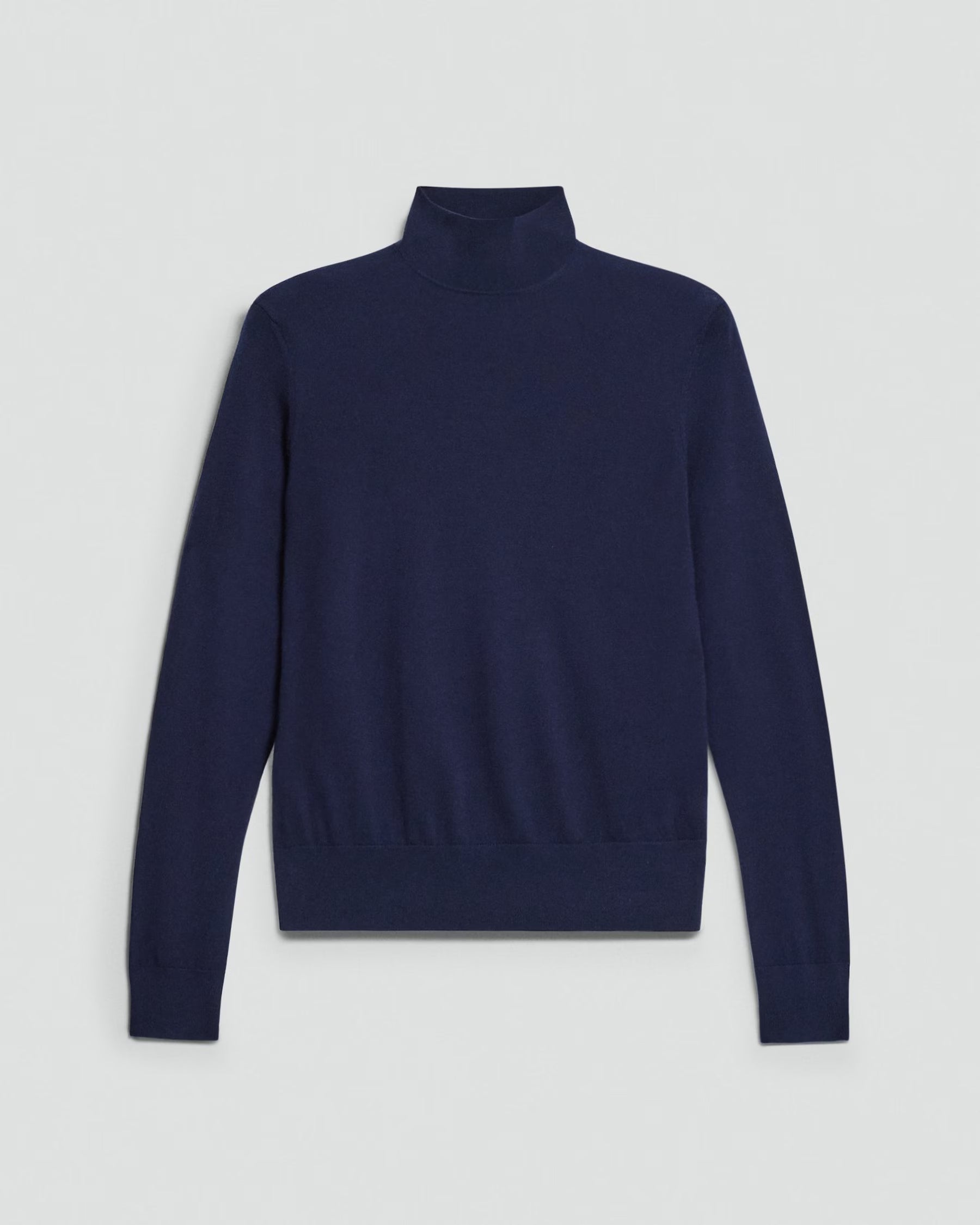 Theory Turtleneck Sweater in Regal Wool - Deep Navy
