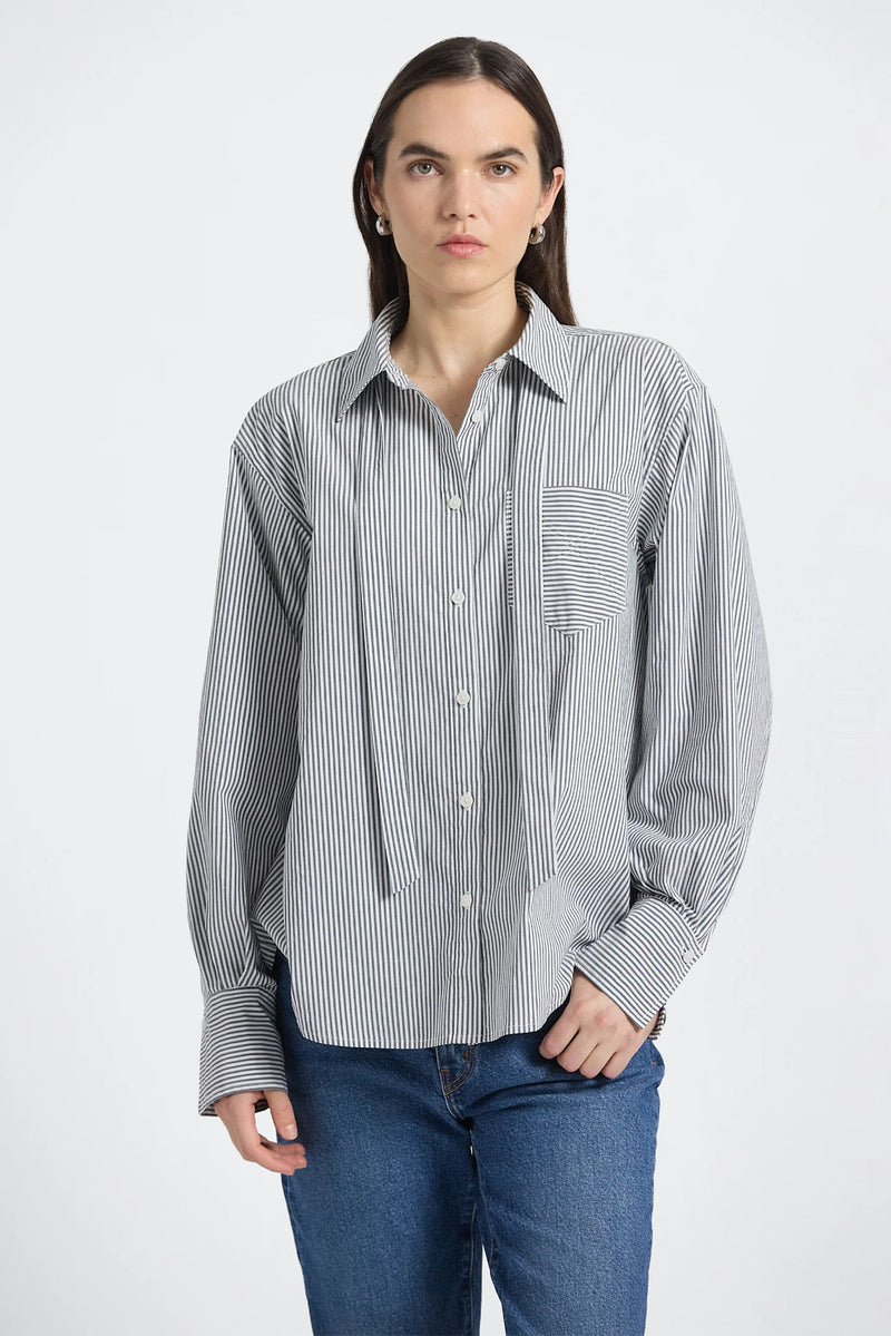 Edeline Striped Poplin Shirt