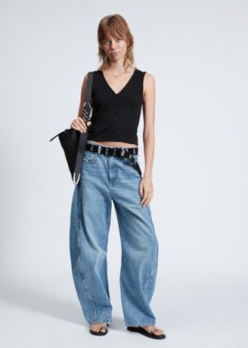The Knit Button Up Tank
