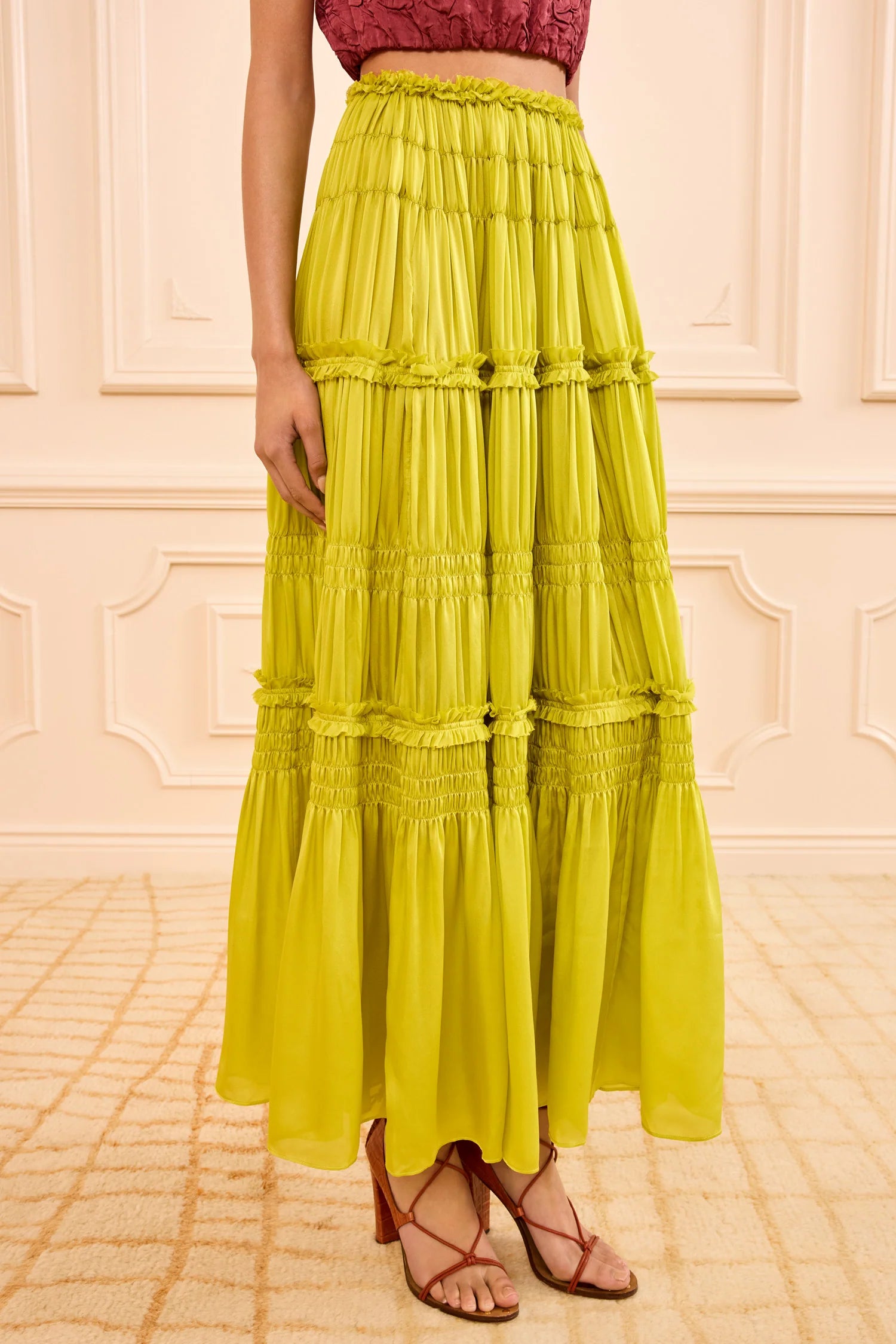 Ulla Johnson Virginie Silk Skirt
