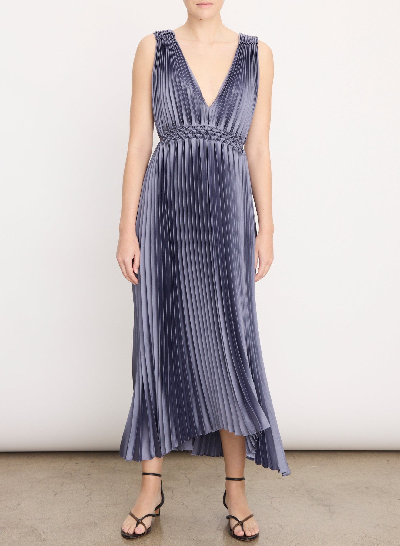 Hand Smocked Pleated Dress