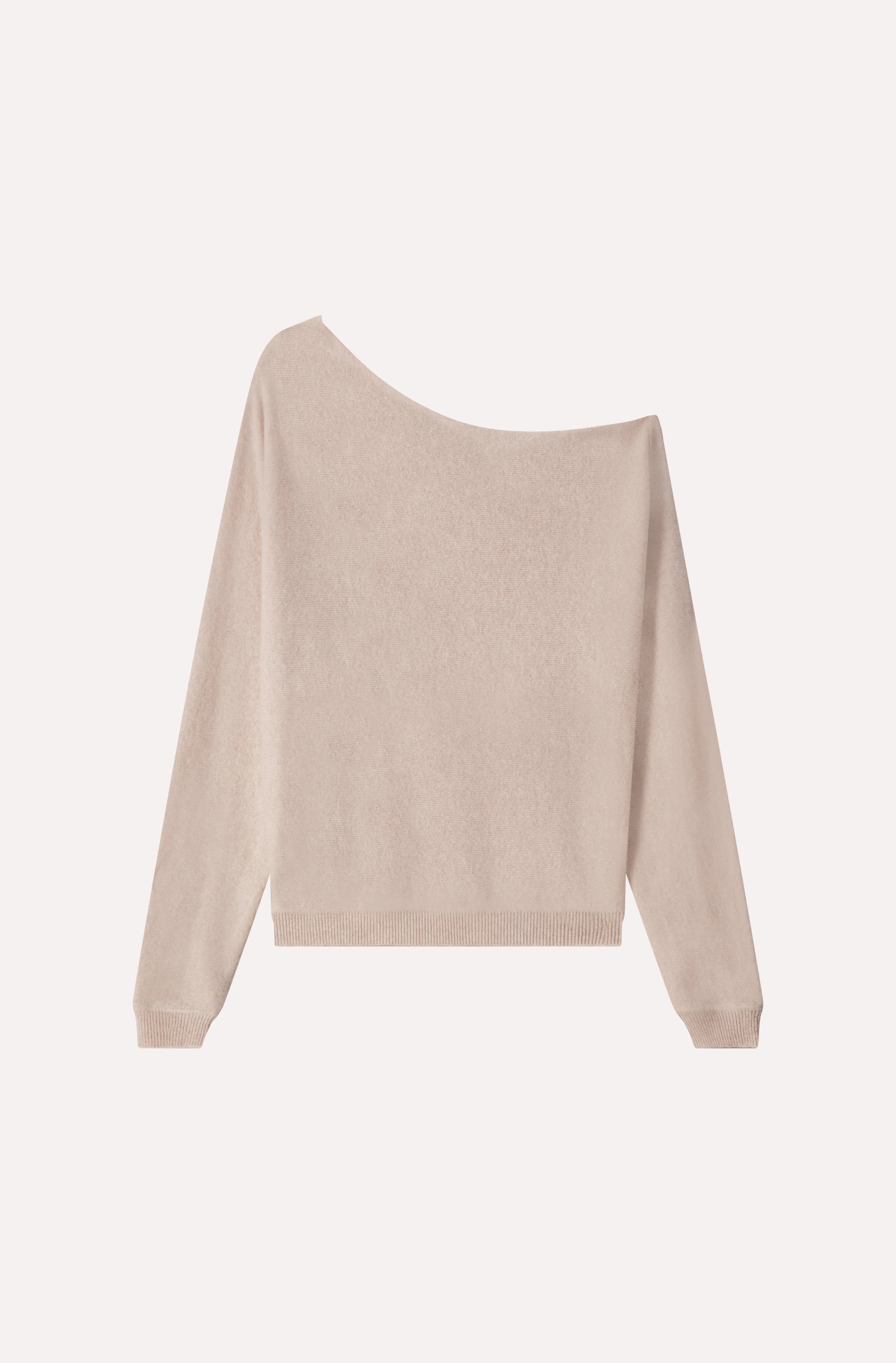 Minnie Rose Off the Shoulder Top - Camel
