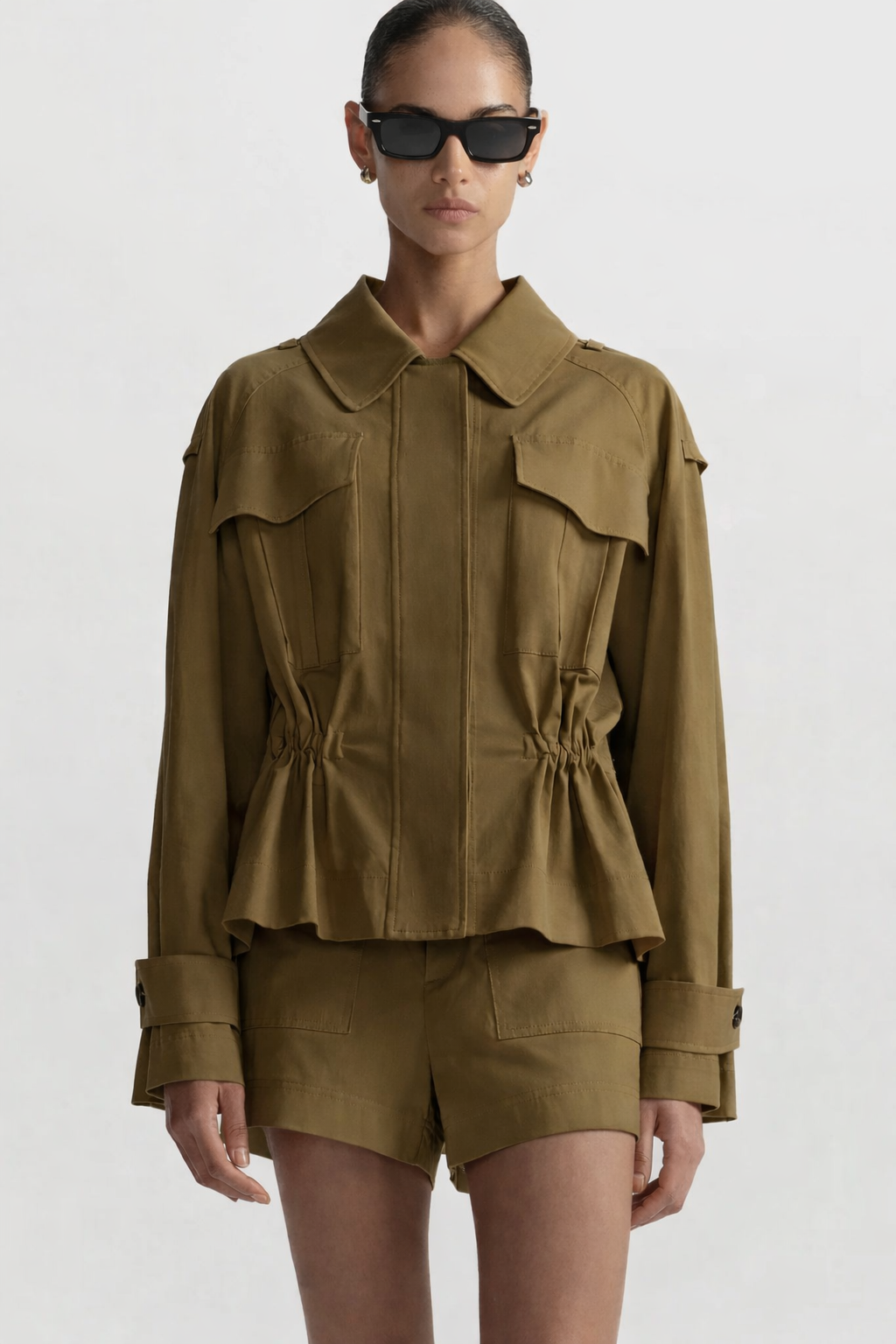 Maeve Cotton Utility Jacket