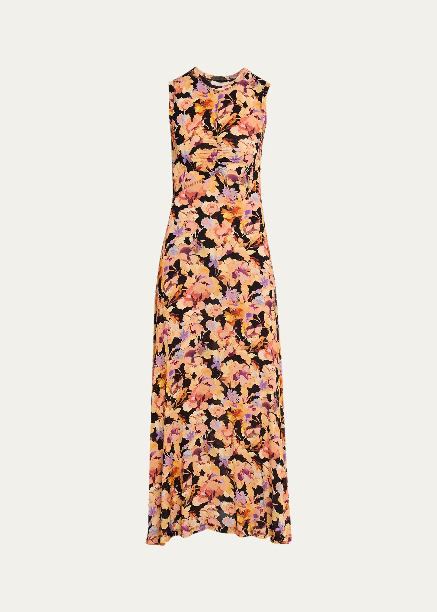 Lina Floral Jersey Maxi Dress