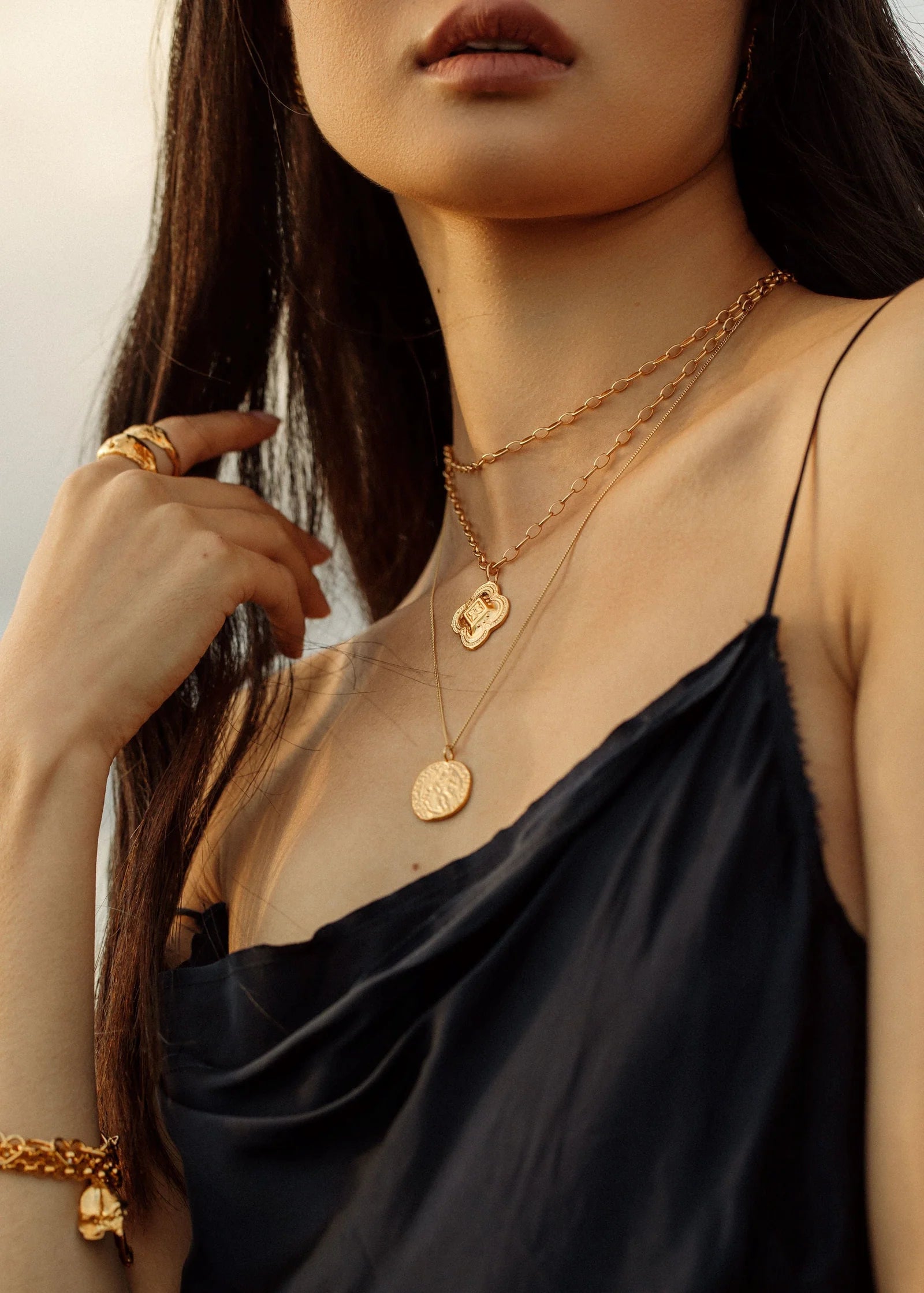 Pamela Card Pombaline Wrap Necklace - Gold