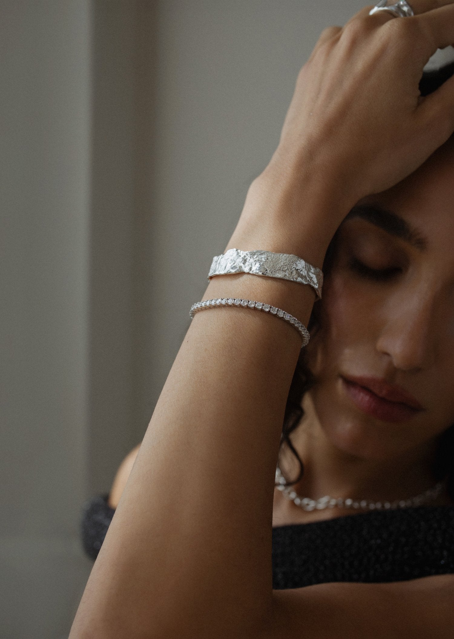 The Last Scroll Bracelet - Silver