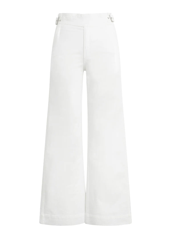 The Double Buckle Wide Leg Sailor Pant