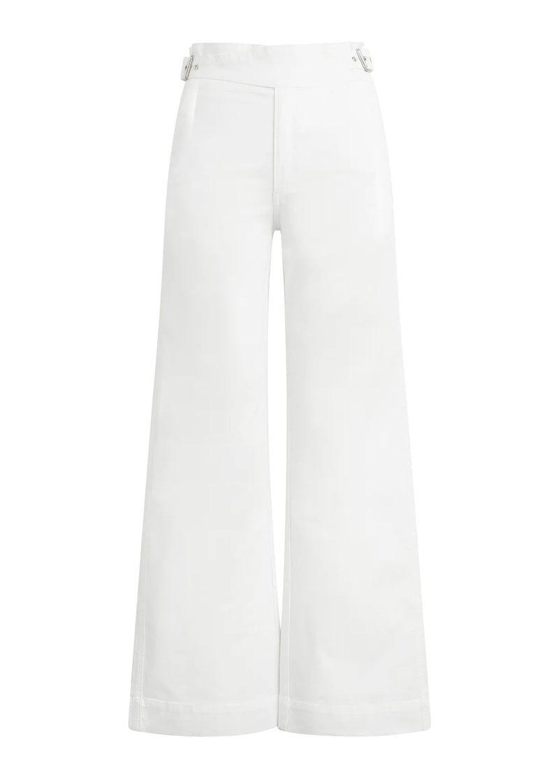 The Double Buckle Wide Leg Sailor Pant