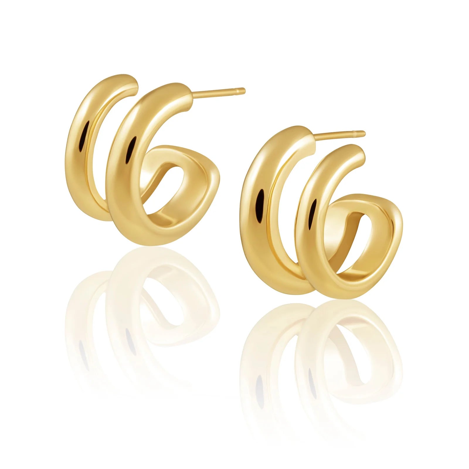 Sahira Gisela Double Hoop