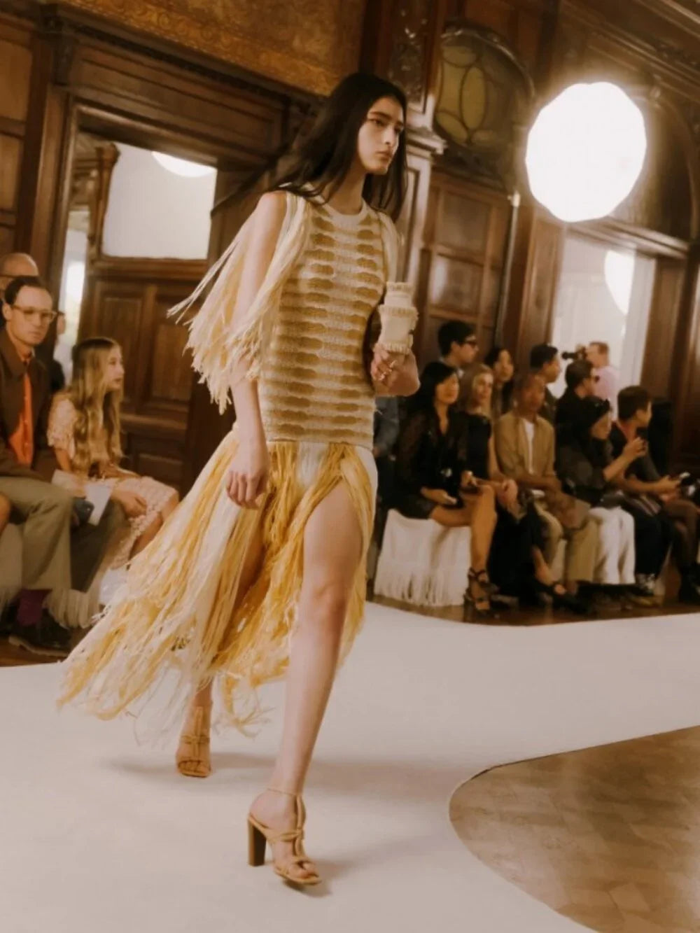 Ulla Johnson Silvia Fringe Knit Dress
