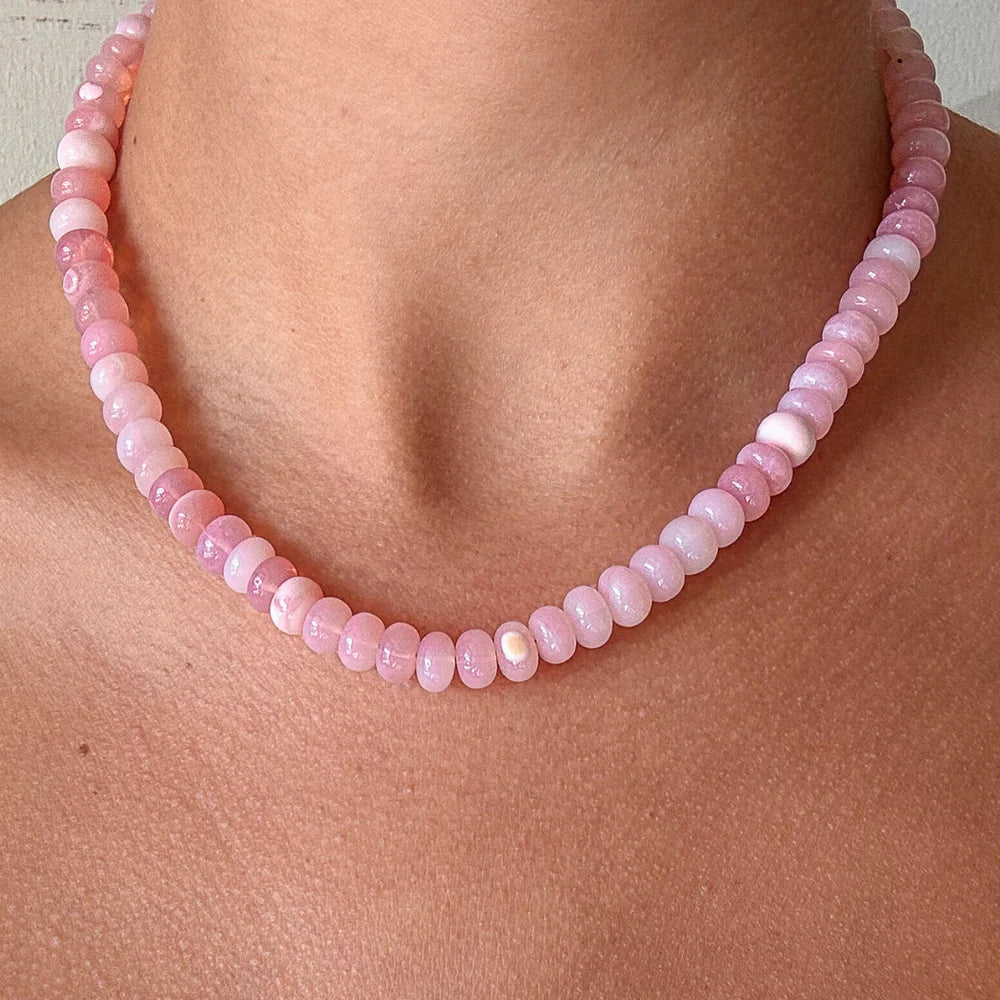 HART Light Pink Opal Gemstone Necklace