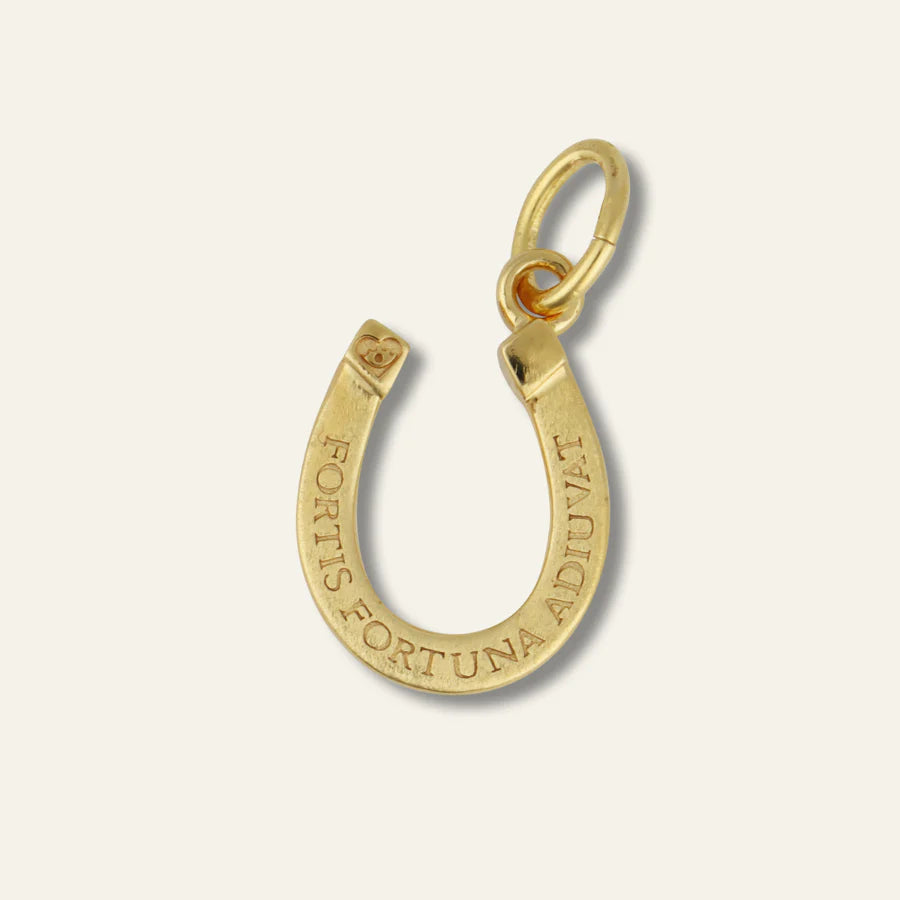 18" Chunky Chain, Small Heart of Gold, Small Luck & Love Clover & Small Fortuna Horseshoe