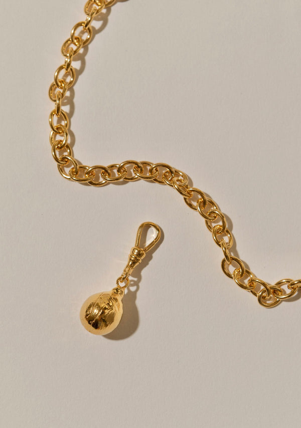 Molten Baroque Necklace - Gold