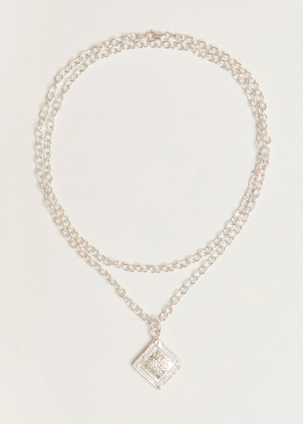 Allegory of Estoi Wrap Necklace - Silver