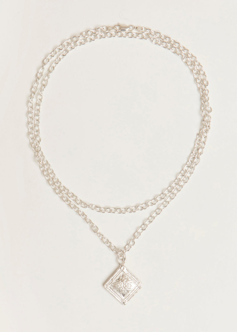 Allegory of Estoi Wrap Necklace - Silver