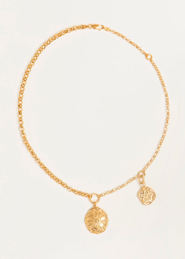 Fragments of a Fresco Necklace - Silver