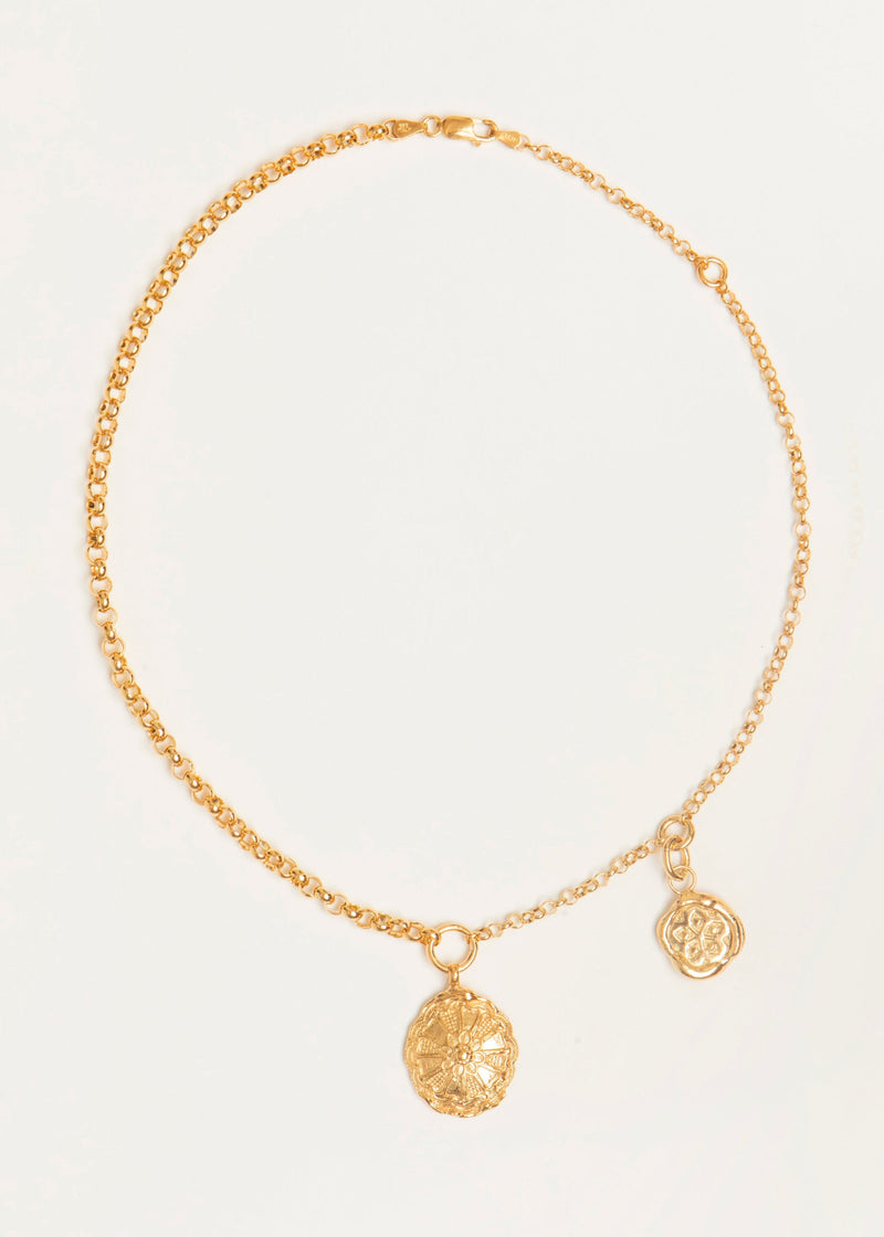 Fragments of a Fresco Necklace - Silver