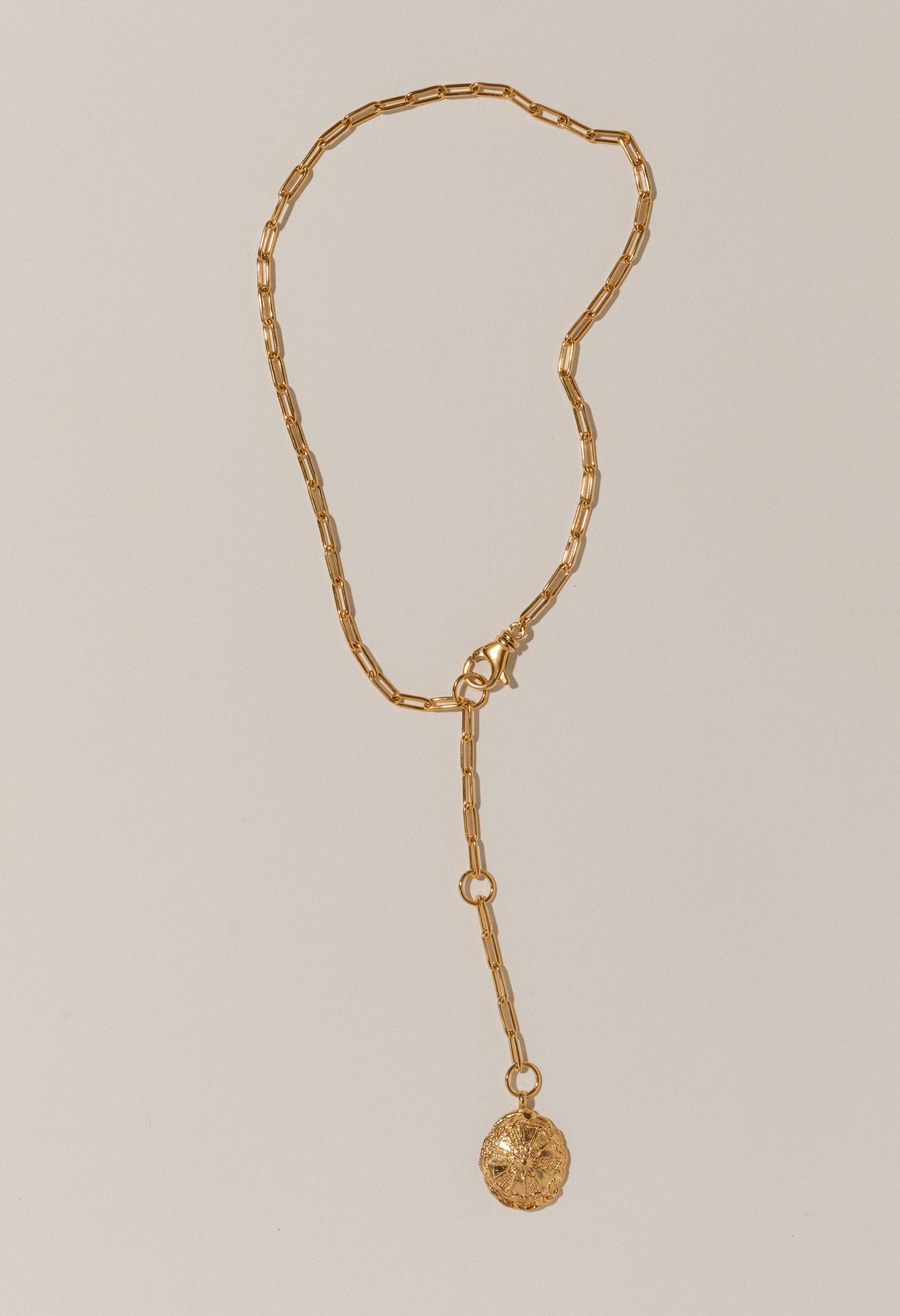 Pamela Card Jewelry Trompe L'Oeil Necklace - Gold