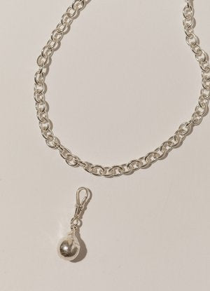 Molten Baroque Necklace - Silver