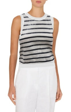 Sequin Knit Shell Top