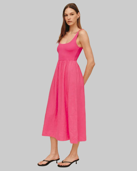 bella dahl sleeveless knit combo dress Bella Dahl Sleeveless Knit Combo Dress