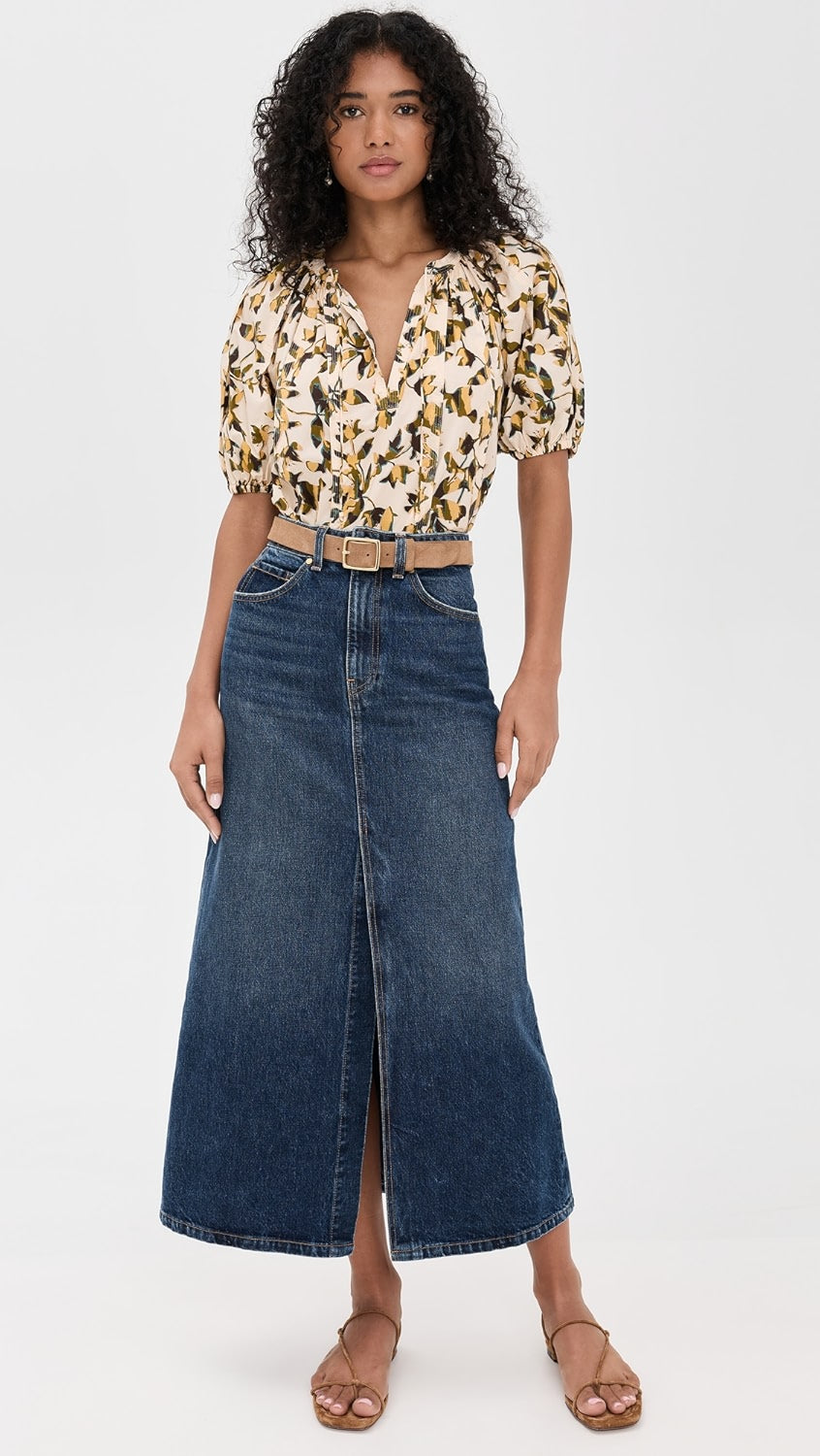 Loli Short Sleeve Blouse- lucent